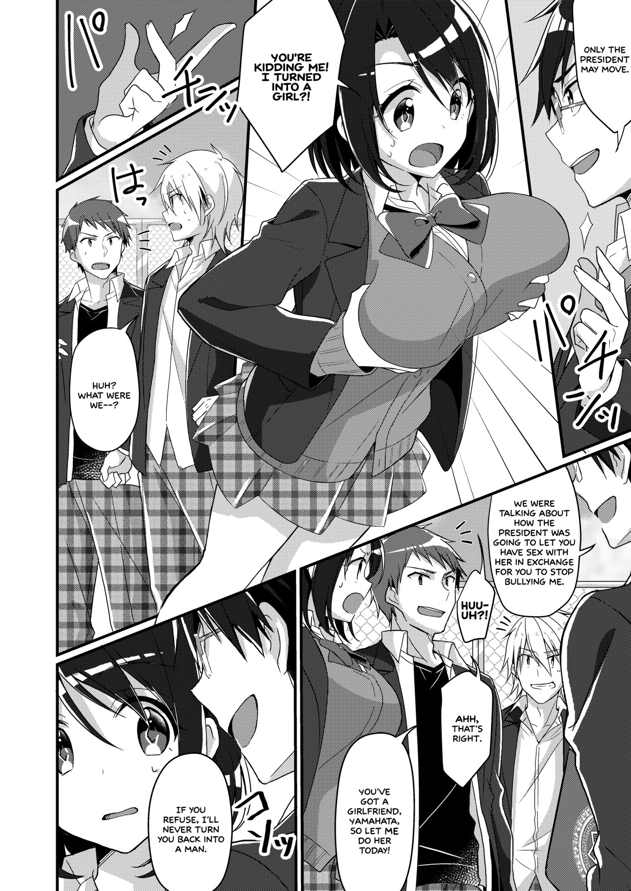 Hentai Manga Comic-To Punish Our Class Prez I Got Turned Into a Girl-Read-7